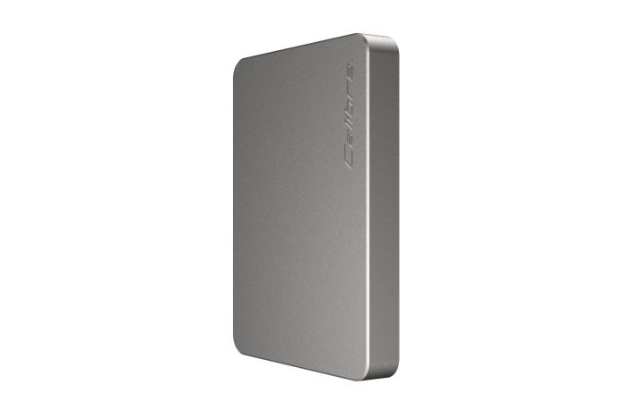 Calibre ULTRA'GO nano 2'500mAh Powerbank - Eleganter & smarter Schnelllade-Akku mit 2'500mAh und Vibrationsanzeige für iPad, iPhone, iPod & Smartphones mit 1x USB Schnittstelle - Titanium